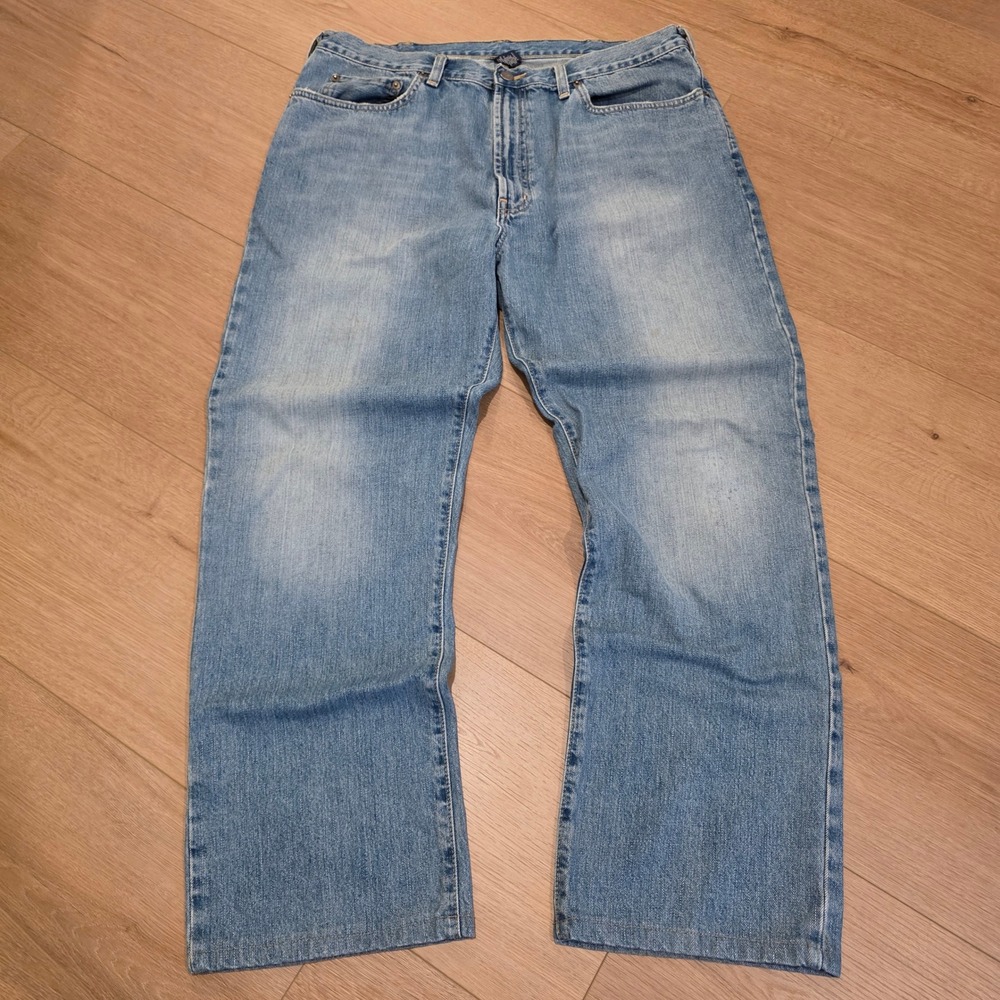 Polo Ralph Lauren Authentic Dungarees Light Wash Straight Leg Jeans Fits 36x30